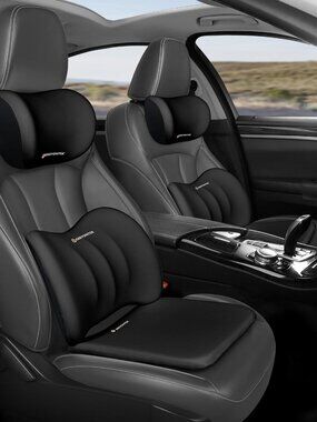 Memory Foam Seat Cushion Lumbar Support Back Pain Relief Ergonomic Car Office